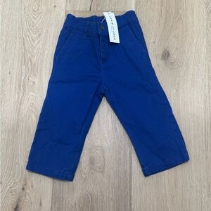 NWT Janie and Jack Blue Formal Straight-Leg Chinos Pants